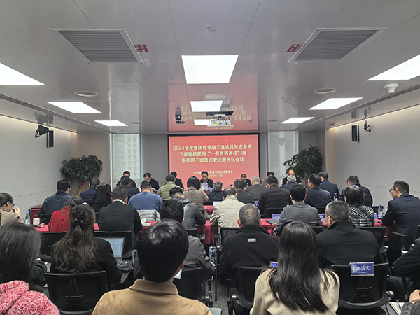 轻工集团召开2024年度领导班子及成员 年度考核、干部选拔任用“一报告两评议”和 党委班子成员述责述廉评议会议.jpg